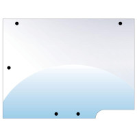 Heckscheibe für Case IH 495XL 595XL 695XL 745XL 844XL 956XL 1056XL 1255 1455XL 4230