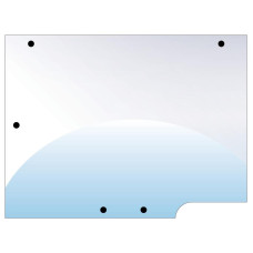 Heckscheibe für Case IH 495XL 595XL 695XL 745XL 844XL 956XL 1056XL 1255 1455XL 4230