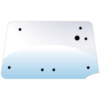 Heckscheibe für Case IH 5120 5130 5140 5150 5220 5230 5240 5250 248720A1 127442A1