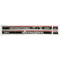 Typenschild für Case IH / International Harvester IH 584