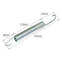 Feder für Bremse für Ford / New Holland 5640 6640 7840 8240 8340 TS80 90 100 110