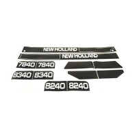 Typenschild - Schriftzug - Aufkleber für  Ford / New Holland 7840, 8240, 8340