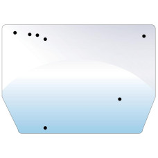 Heckscheibe für Zetor 10520 10540 7520 7540 8520 8540 9520 9540 - 10368441