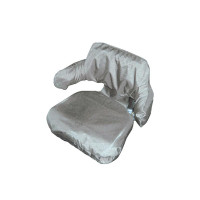 Schonbezug Uni Grau - für Schlepper / Obsttraktoren - universelle Passform