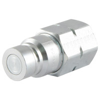 Hydraulikstecker flachabdichtend 1/2'' Gehäusegröße x 3/4'' BSP Innengewinde