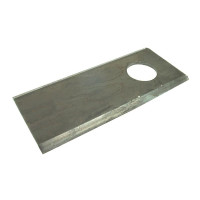 25x Messerklinge 108 x 48 x 3mm, Bohrung Ø21mm Rechts/Links für Ford/New Holland
