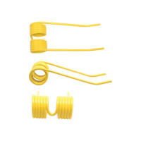 5x Federzinken Pick-up Länge 191 Breite 71mm Ø5mm Ersatz für New Holland 683310