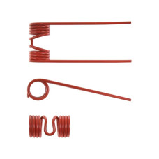 5x Federzinken Pick-up Länge 190mm Breite 69mm Ø5mm - Ersatz für Welger RP200