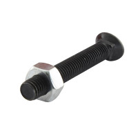 25x Pflugschrauben - Scharschrauben -  M10 x 70mm, Zugfestigkeit 8.8