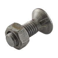 25x Pflugschrauben - Scharschrauben -  M14 x 45mm, Zugfestigkeit 8.8