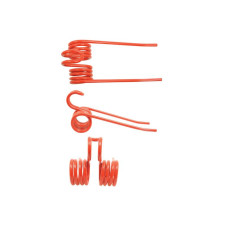 5x Federzinken Pick-up Rechts Links 178mm 75mm Ø5.5mm Ersatz für Carraro 30500015