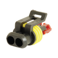 5x Blockverbinder-Stecker 2-fach / Elektrik-Verbinder