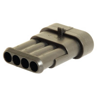 5x Blockverbinder-Muffe 4-fach / Elektrik-Verbinder