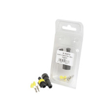 Block-Verbinder Set 1-fach mit Klemmkontakt und Dichtmuffe Block-Verbinder Set 1-fach mit Klemmkontakt und Dichtmuffe