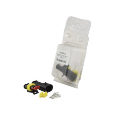 Block-Verbinder Set 2-fach mit Klemmkontakt und Dichtmuffe Block-Verbinder Set 2-fach mit Klemmkontakt und Dichtmuffe