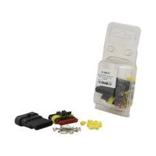 Block-Verbinder Set 5-fach mit Klemmkontakt und Dichtmuffe