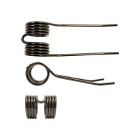 5x Federzinken Pick-up L: 210mm B:71mm Ø5.5mm - Ersatz für New Holland 700728401