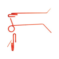 5x Striegelzinken - Ø9mm, Länge: 515mm Passend für: 18903650 Gaspardo M, MC, PI