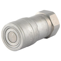 Hydraulikmuffe flachabdichtend Muffe 3/8'' Gehäusegröße x 1/2'' BSP Innengewinde