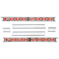 Typenschild - Schriftzug - Aufkleber passend für Ford / New Holland 2000