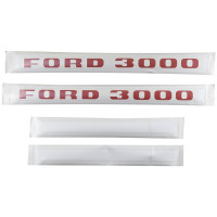 Typenschild - Schriftzug - Aufkleber passend für Ford / New Holland 3000