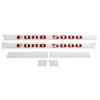 Typenschild - Schriftzug - Aufkleber passend für Ford / New Holland 5000