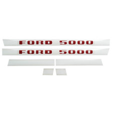 Typenschild - Schriftzug - Aufkleber passend für Ford / New Holland 5000 Typenschild - Schriftzug - Aufkleber passend für Ford / New Holland 5000