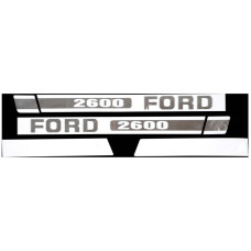 Typenschild - Schriftzug - Aufkleber passend für Ford / New Holland 2600 Typenschild - Schriftzug - Aufkleber passend für Ford / New Holland 2600