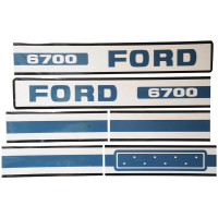 Typenschild - Schriftzug - Aufkleber passend für Ford / New Holland 6700 