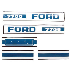 Typenschild - Schriftzug - Aufkleber passend für Ford / New Holland 7700