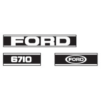 Typenschild -für Ford / New Holland 6710 Ford / New Holland 6710