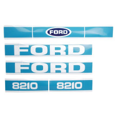 Typenschild - Schriftzug - Aufkleber passend für Ford / New Holland 8210