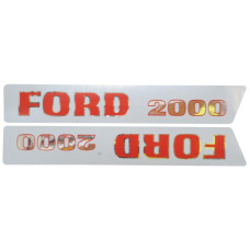 Typenschild - Aufkleber für Ford / New Holland 2000 - C5NN16605Y, 81814375 Typenschild - Aufkleber für Ford / New Holland 2000 - C5NN16605Y, 81814375