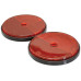 2x Runde Reflektoren - 86mm Rot