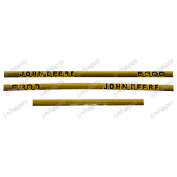 Aufkleber Set Motorhaube - Typenaufkleber - Haubenaufkleber für John Deere 6300