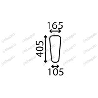 Frontscheibe unten links/rechts für Ford /New Holland 4000 4100 4600 5000 5600 