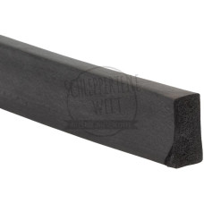 10m Moosgummivierkantprofil Querschnittmaß 10 x 20 mm