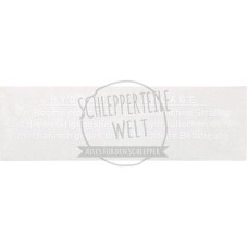 Aufkleber Hinweis Hydraulikanlage Ersatz für Mercedes-Benz A4245840821