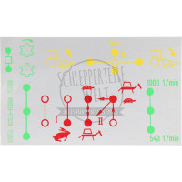 Aufkleber Schaltschema Ersatz für Mercedes-Benz A4255840215