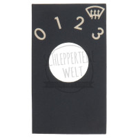 Aufkleber Schaltschema Gebläseschalter Ersatz für Mercedes-Benz A0008178621