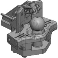 Anhängerkupplung für Case IH 350 385 420 450 500 540 580 620 02.481.701-A02