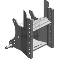 Lagerbock passend für Kubota 4062 4063 4072 4073 00.254.11.0-A34