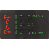 Aufkleber Schaltschema Ersatz für Mercedes-Benz A4375840526