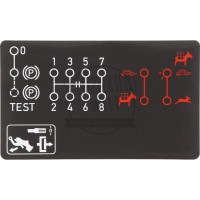 Aufkleber Schaltschema Ersatz für Mercedes-Benz A4375840426
