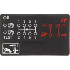 Aufkleber Schaltschema Ersatz für Mercedes-Benz A4375840426