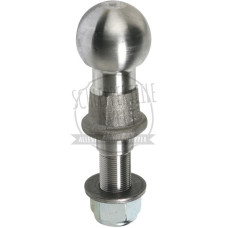 Kugelkopfbolzen 50 mm mit Gewindeanschluss , Gewinde M 20x1,5, bis. max. 2.000 kg Anh