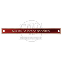 Schild Bedienung Frontzapfenwelle passend für passend für Porsche-Diesel