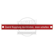 Schild Bedienung für Porsche-Diesel 208 308 408 A 133 A 144 AP 22 P 122 P 144
