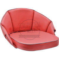 Sitzkissen rot, Rückenlehne 30 cm