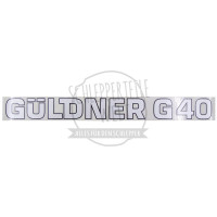 Schriftzug G 40 passend für Güldner G 40